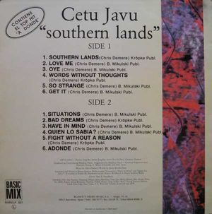 Cetu Javu - Southern Lands